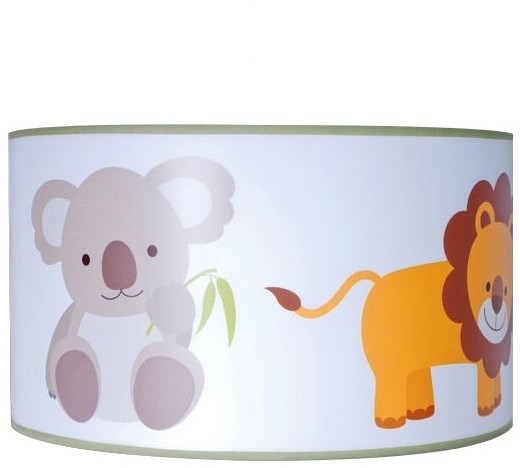 Lampdar Plafon dziecięcy ZOO 2xE27/60W/230V