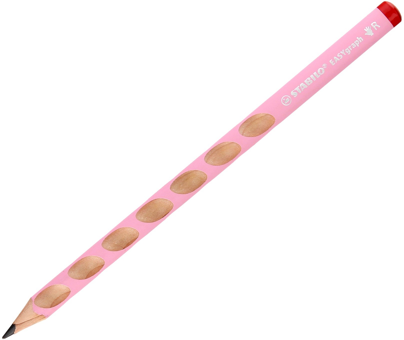 Stabilo SCHWAN Ołówek do nauki pisania Easygraph HB dla praworęcznych różowy pastel 322/16