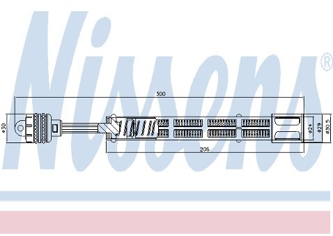 NISSENS Osuszacz klimatyzacji 95322