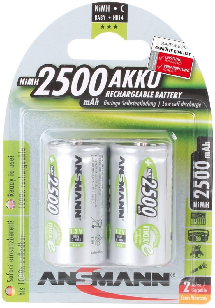 Ansmann Akumulator ANSMANN HR14 2500 mAh 2 szt.