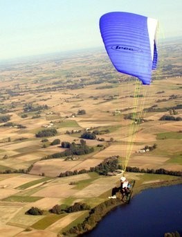 Zapoznawcze szkolenie paralotniowe  Toruń P0004866
