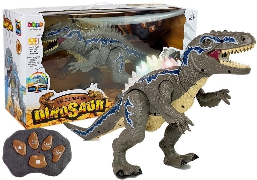 Lean Dinozaur Zdalnie Sterowany Tyranozaur Świeci Szary darmowa dostawa 7069