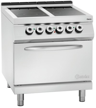 Bartscher 4-PALNIKOWA KUCHNIA CERAMICZNA 4 X 4 KW 400 V 296431