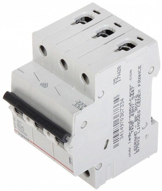 Legrand WYŁĄCZNIK NADPRĄDOWY LE-419171 TRÓJFAZOWY 25 A TYP B LE-419171