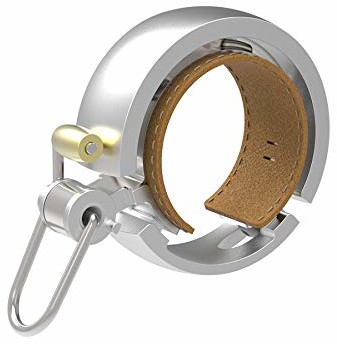Knog Oi Luxe dzwonek rowerowy Silver 2019 dzwonek rowerowy, l (12130_Polish Silver_L)