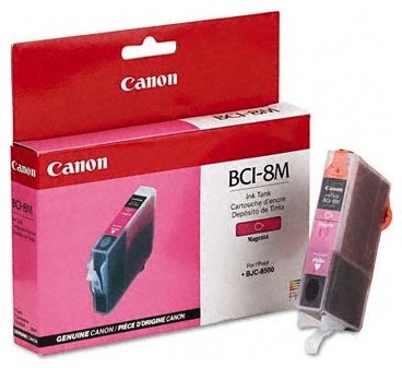 Canon Wyprzedaż Oryginał Tusz Canon BCI-8M 0980A002 do Canon BJC8500 | 450 str | magenta 0980A002_wyp