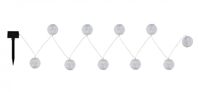 Globo Lighting PRIOB girlanda solarna LED Biały 10-punktowe PRIOB Czas dostawy od 6-10 dni roboczych