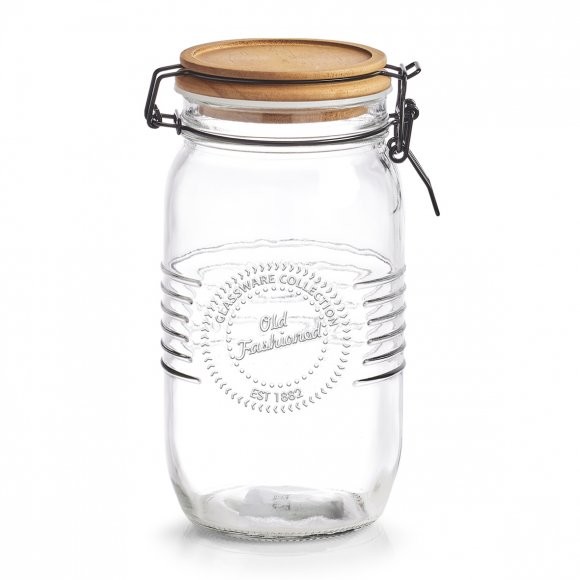 Zeller SŁOIK Z DREWNIANĄ POKRYWKĄ 1,45 L 19542