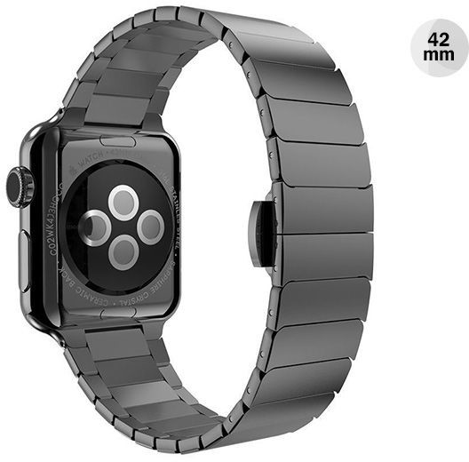 Apple CZARNA Elegancka bransoleta/pasek do Watch Lock Loop 42mm 121