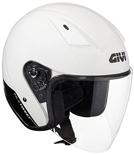Givi HPS 30.3 Tweet Demi-Jet kask, S, biały lakierowany H303FWHBK56