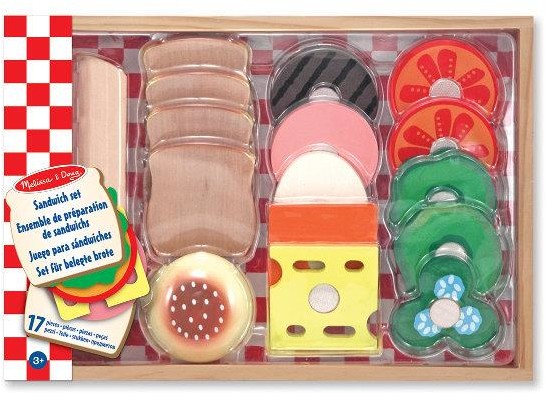 Melissa & Doug Melissa &amp Doug MELISSA Drewniane Sandwich Making Set 10513