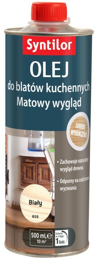 Syntilor Olej do blatów kuchennych 0.5 l biały