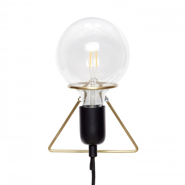 HUBSCH LAMPA ŚCIENNA WIRE ( różne kolory) HUBSCH czarny