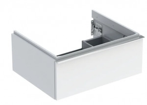 GEBERIT GEBERIT 502.310.01.2 Szafka pod umywalkę iCon z jedną szufladą 59,2 cm x 24,7 cm x 47,6 cm biały lakierowany na wysoki połysk chromowany z połyskiem