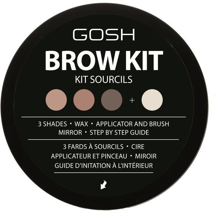 Gosh Brow Kit zestaw do stylizacji brwi 001 95168-uniw