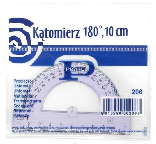 Pratel Kątomierz 10cm 180 stopni