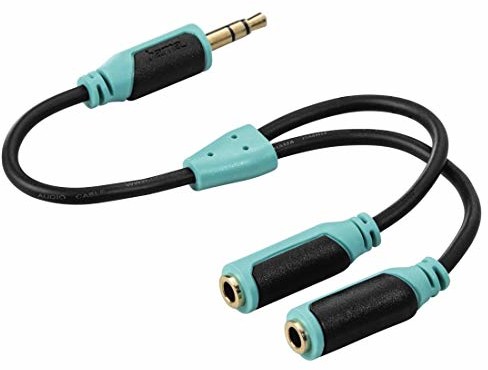 Hama 0.2m 3.5mm/2x3.5mm kabel audio