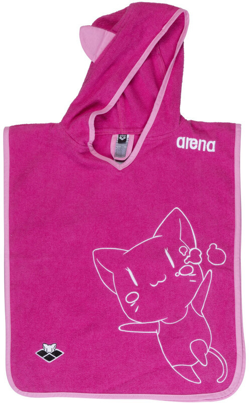 arena arena Friends Poncho S Kids, fuchsia  2021 Ręczniki turystyczne 4264-910-S