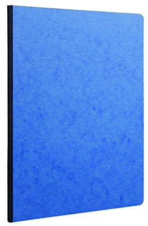 Clairefontaine 791464 °C trzonkiem (A4 Age Bag, pokryte krawędzi płótna, 96 arkuszy) Niebieski 791464C