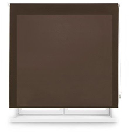 Blindecor blindecor L100 roleta, przepuszczająca światło, einfaerbig, szary, 120 x 175 cm 110210520