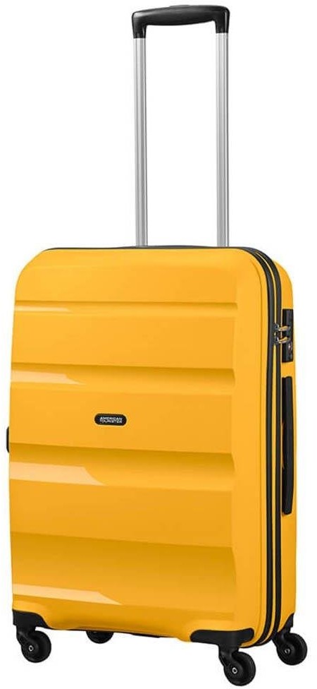 Samsonite AT by Średnia walizka AT BON AIR 59423 Żółta 59423 LIGHT YELLOW