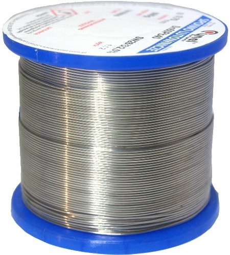Cynel 1mm 0.5kg Sn60Pb40 cyna z topnikiem
