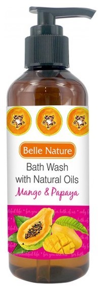 Belle Nature Belle Nature ŻEL POD PRYSZNIC MANGO I PAPAYA 200ml