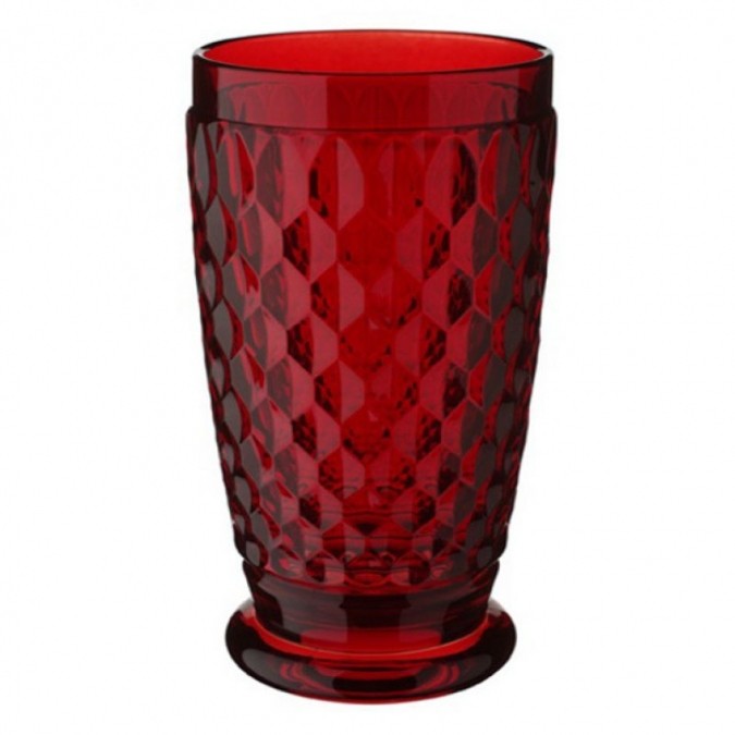 Villeroy & Boch Boston coloured Wysoka szklanka czerwona pojemność: 0,40 l (11-7309-0110)