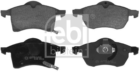 FEBI Zestaw klocków hamulcowych, hamulce tarczowe FEBI 16232