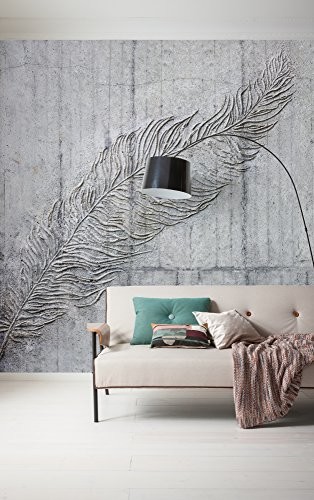 Komar 169-DV3 druk cyfrowy fototapeta z włókniny, szara, 300 x 250 cm (szerokość x wysokość)