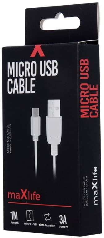 ST Kabel MaxLife Micro USB - Fast Charging - 3 metry - 2A