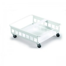 DURABLE Wózek do pojemnika 90l DURABIN Trolley biały DU153