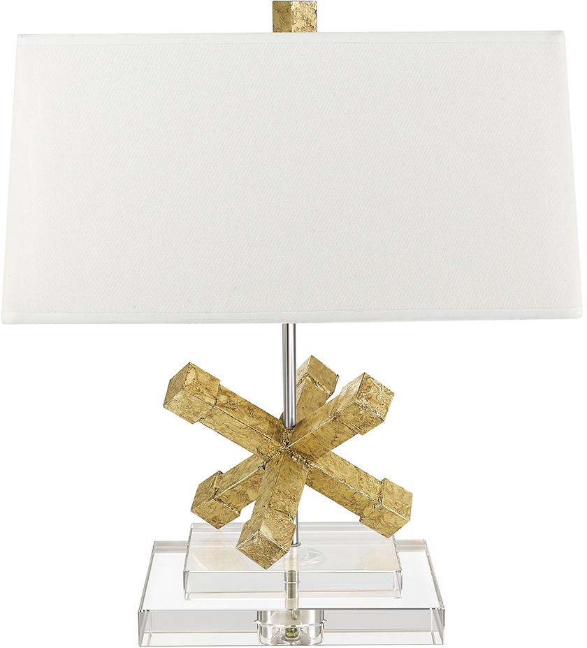 Gilded Nola Gilded Nola JACKSON GN/JACKSONSQR/TL lampa stołowa 1x60W/E27   ELSGN/JACKSONSQR/TL