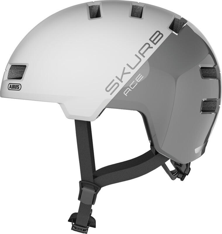 Abus Skurb ACE Helmet, biały/srebrny S | 52-56cm 2021 Kaski rowerowe 40394