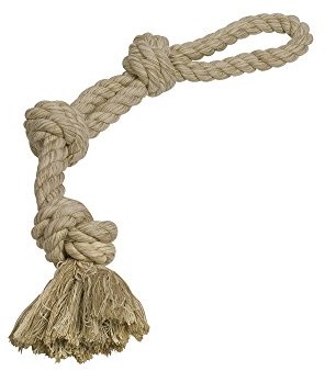 Nobby 50546 Rope Toy, lina do gry podwójnie sizal-Cotton-Mix
