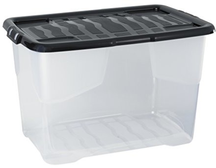 CEP 2002030110 xw203 pudełko do przechowywania z tworzywa sztucznego, kryształ, 65 L, 60 x 39,70 x 37,79 cm 2002030110
