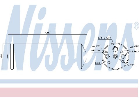 NISSENS Osuszacz klimatyzacji 95134