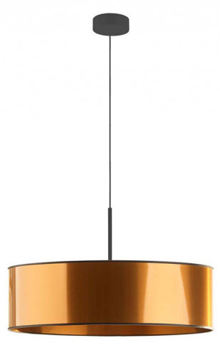Miedziany okrągły żyrandol nad stół 60 cm - 4X EX874 W2-S54