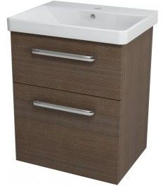 Sapho THEIA Szafka umywalkowa 56,4x70x43,5cm, 2 szuflady, sosna rustikalna TH066