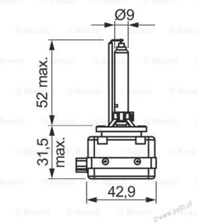 Bosch Żarówka, reflektor dalekosiężny 1 987 302 907 1 987 302 907