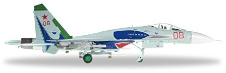 Herpa miniaturowe modele GmbH 580007 Russian Air Force Sukhoi SU-27 4th Combat and Conversion Center 4 tsbp i PLS lipieck Shark 580007