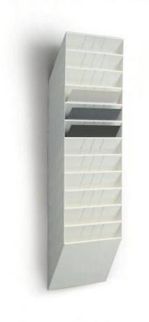 Durable Pojemniki na ścianę na dokumenty Flexiboxx 12 białe 1709781010