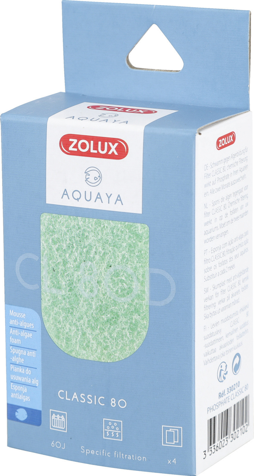 Zolux AQUAYA Wkład Phosphate Classic 80 330210
