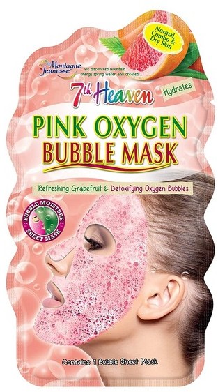 7TH Heaven maseczka w płachcie Pink Oxygen Bubble