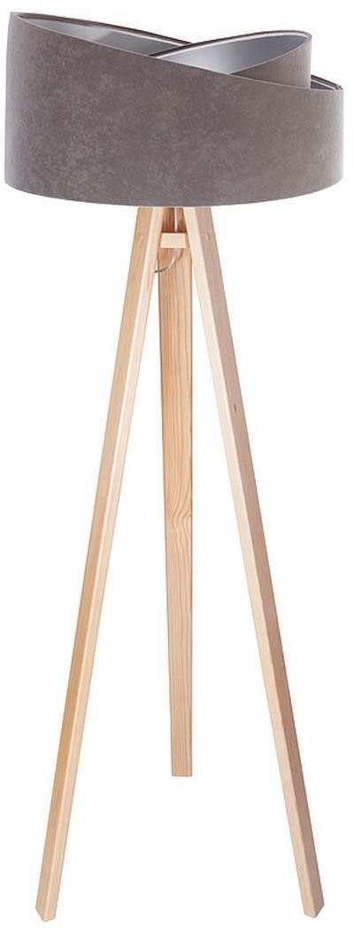 MacoDesing Lampa podłogowa MACODESING Galaxy Tanya 060p-013, 60 W, szaro-srebrna