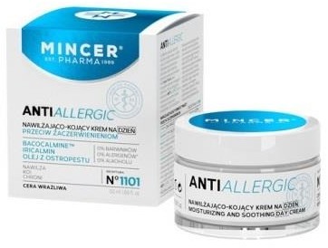 Mincer Pharma Pharma Antiallergic nawilżająco-kojący krem na dzień przeciw zaczerwienieniom No.1101 50ml 49256-uniw