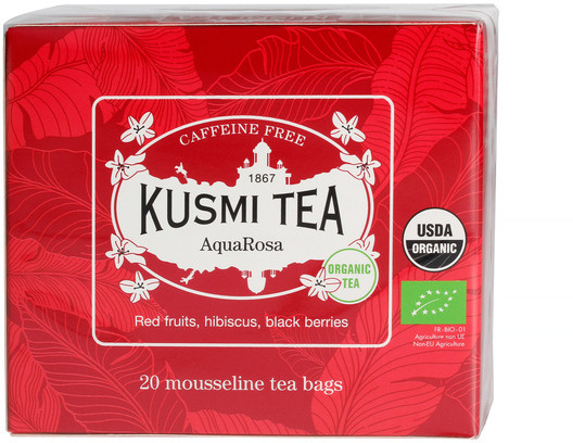 Kusmi Tea AquaRosa Bio Herbata w saszetkach 20 sztuk AQUA20SBIO