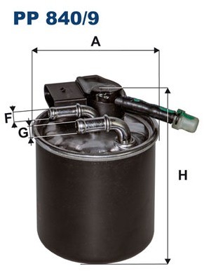 Фото - Паливний фільтр Filtron FILTR PALIWA  PP840/3 WK820/14 DB A W 176 
