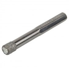 WOLFCRAFT Wiertło diamentowe do płytek 10 mm z parafiną 5993000 WF5993000