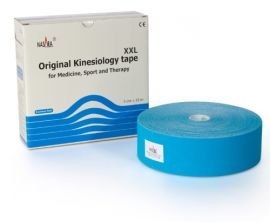 Tape Nasara ORYGINAL Kinesiology NASARA XXL - DUŻA rolka profesjonalna 32m - BŁĘKIT (Nasara_BLUE)